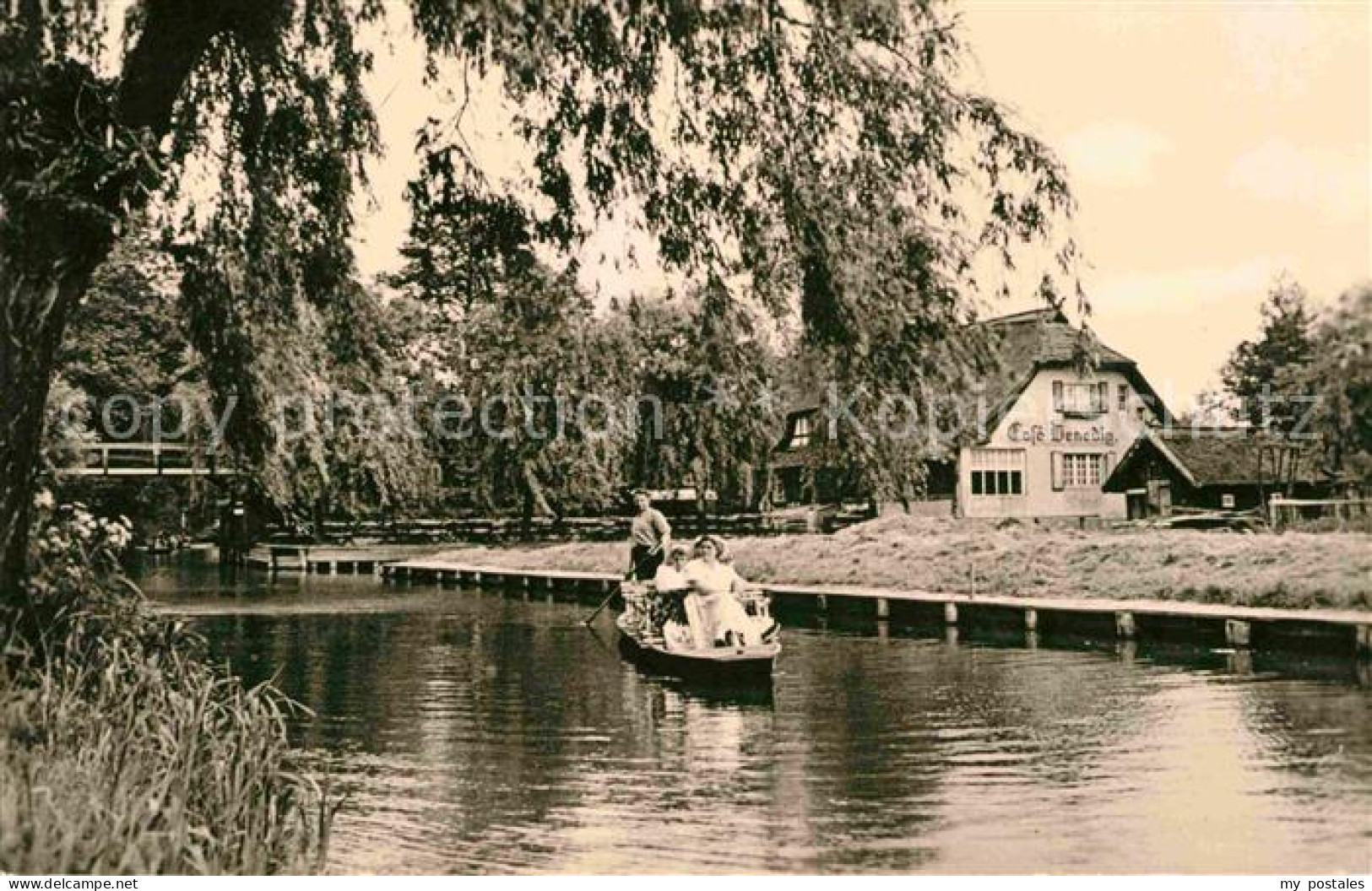 72639302 Lehde Spreewald Cafe Venedig Bootstour Luebbenau Spreewald - Other & Unclassified