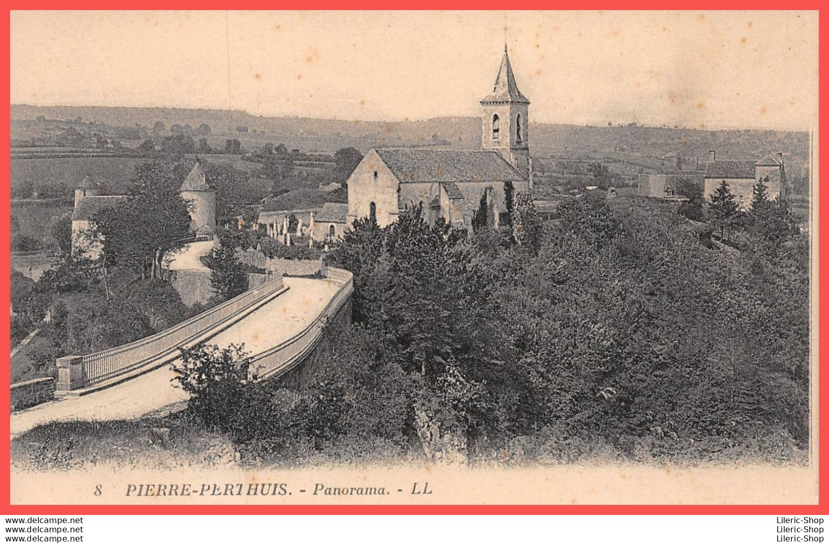 PIERRE-PERTHUIS (89) Cpa ± 1920 - Panorama. - LL N°8 - Autres & Non Classés