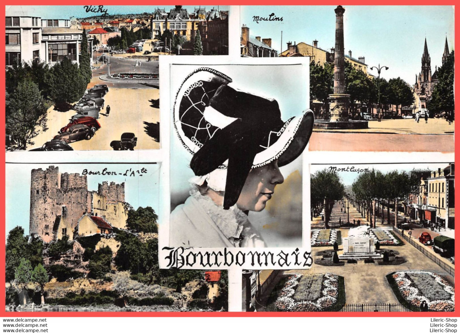 LE BOURBONNAIS (03) CPSM ±1960 - Vichy Moulins Montluçon Bourbon L'Archambault - Éd. Du LYS  - Otros & Sin Clasificación