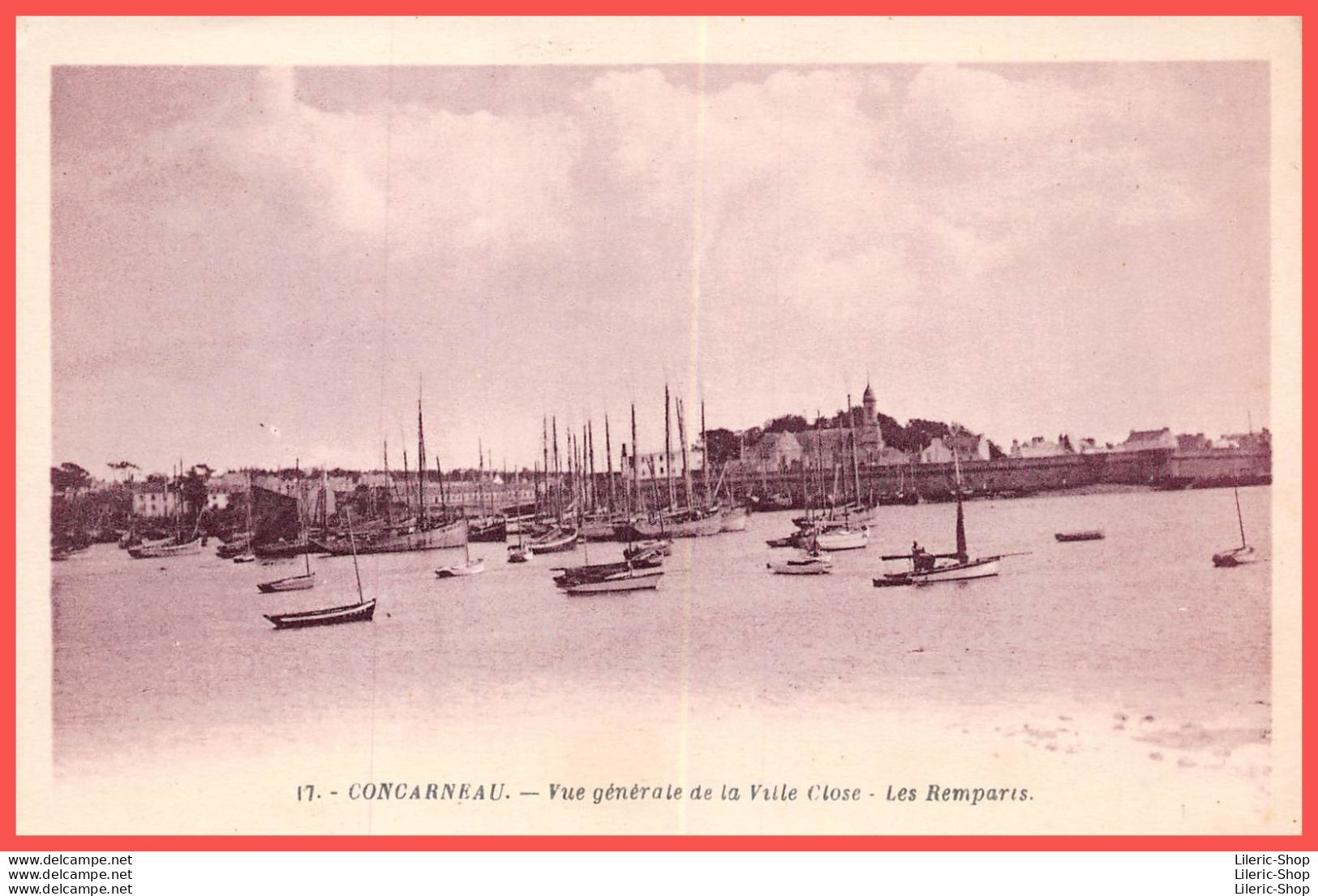 CONCARNEAU (29) Cpa ± 1930 - Vue Générale De La Ville-Close- Les Remparts - ÉD. G. ARTAUD, Nantes - Concarneau