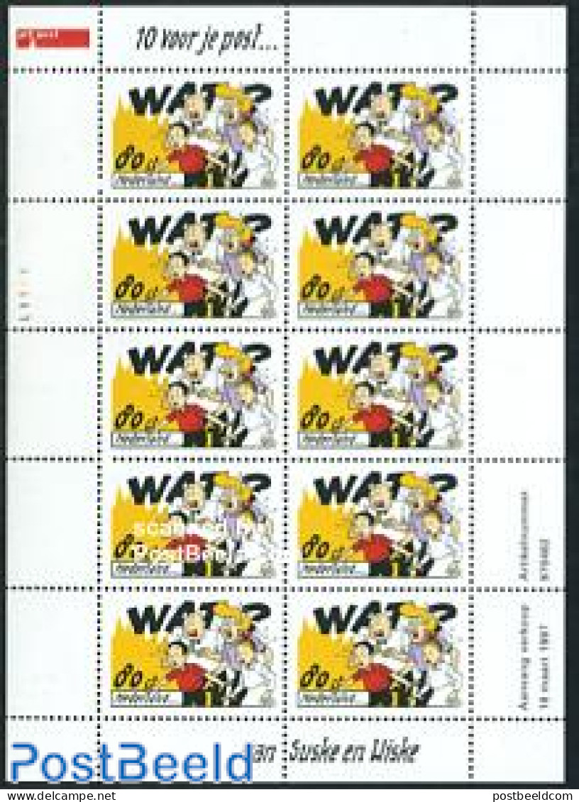 Netherlands 1997 Suske & Wiske M/s, Mint NH, Art - Comics (except Disney) - Neufs