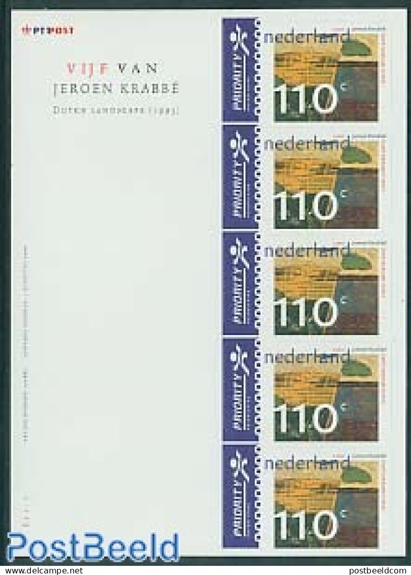 Netherlands 2000 Krabbe Painting M/s, Mint NH, Art - Modern Art (1850-present) - Unused Stamps