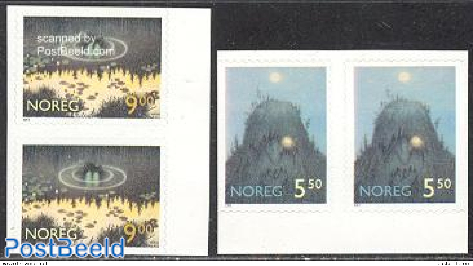 Norway 2003 Legends 2x2v [:], Mint NH, Art - Fairytales - Unused Stamps