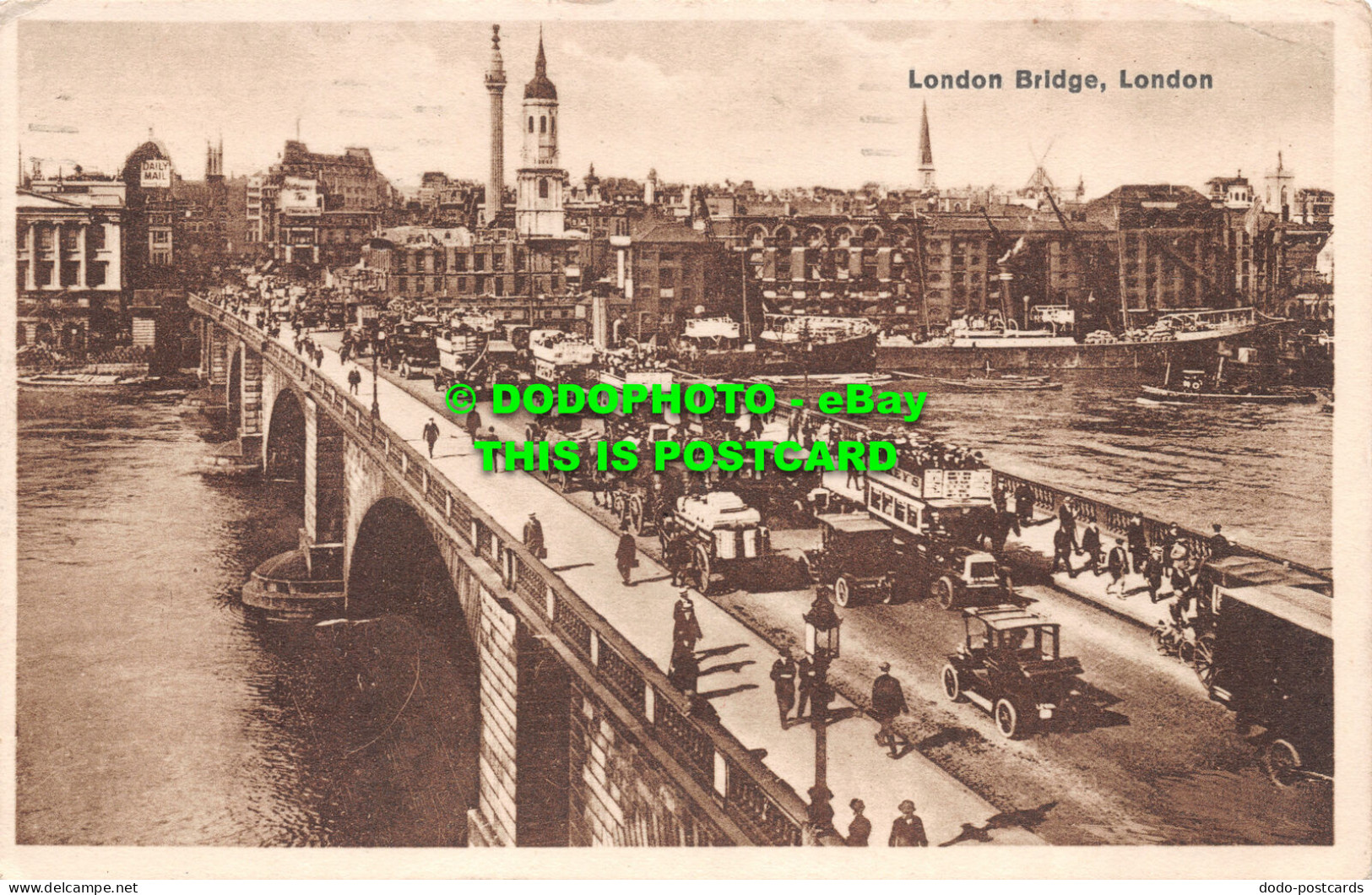 R502622 London Bridge. London. 1925 - Autres & Non Classés