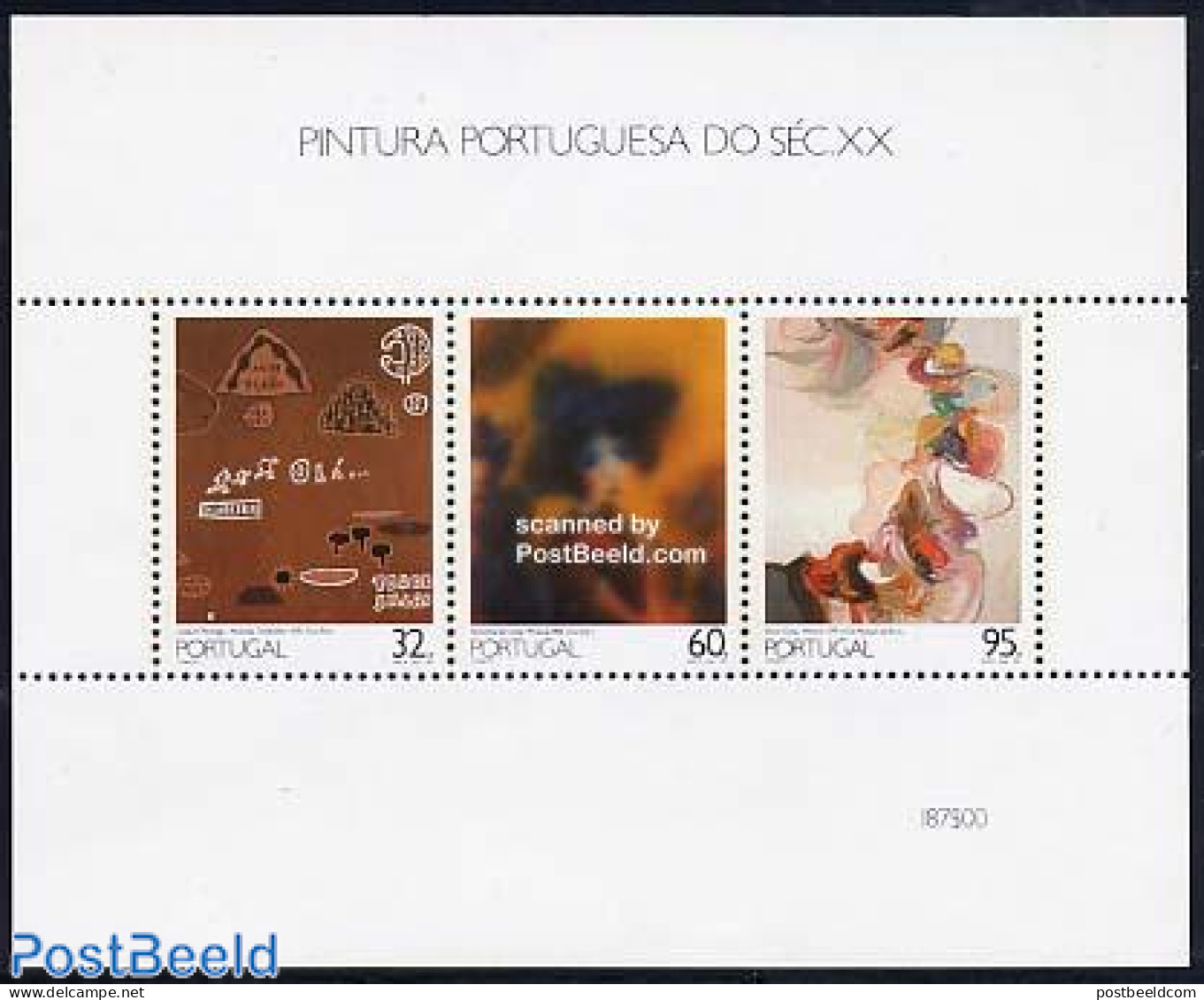 Portugal 1990 Paintings S/s, Mint NH, Art - Modern Art (1850-present) - Unused Stamps