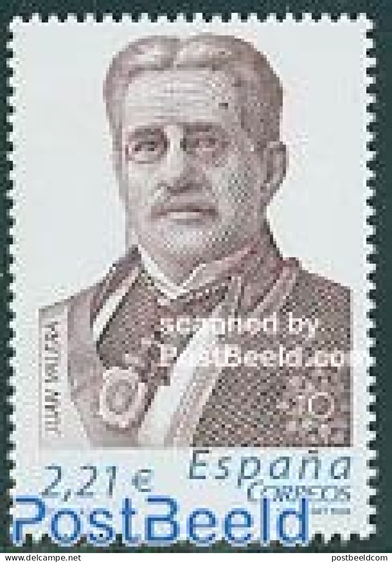 Spain 2005 Juan Valera 1v, Mint NH, History - Decorations - Politicians - Art - Authors - Unused Stamps