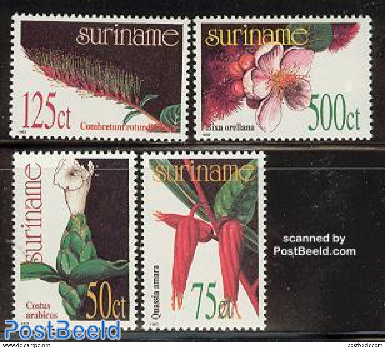 Suriname, Republic 1993 Medical Plants 4v, Mint NH, Nature - Flowers & Plants - Surinam