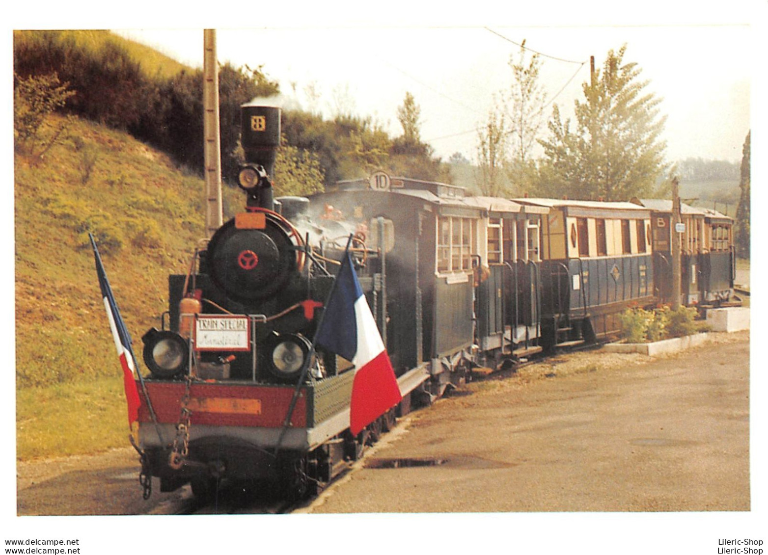 [82] MONCLAR-DE-QUERCY - 3 Cpm CHEMIN DE FER TOURISTIQUE DES LACS DE MONCLAR (CFTLM) - Montclar De Quercy