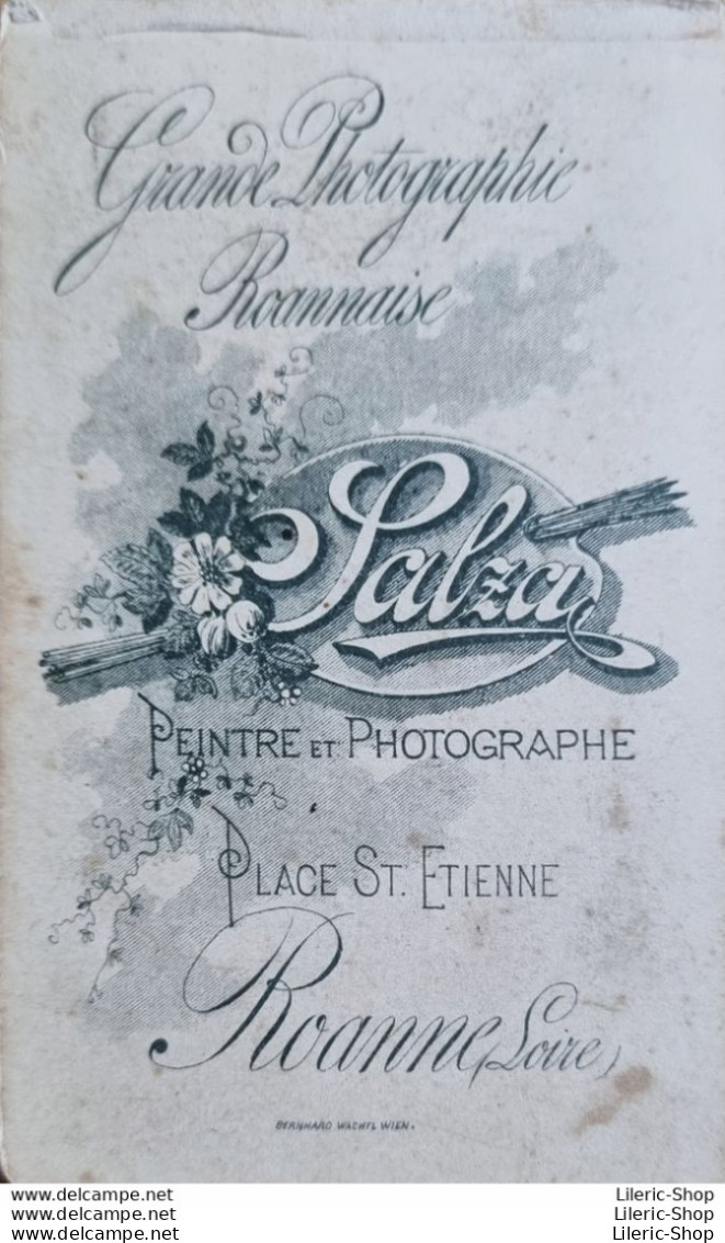 CDV, Photographie Salza, Roanne Portrait  D'un Jeune Militaire Du 98ème R.I - Guerre, Militaire