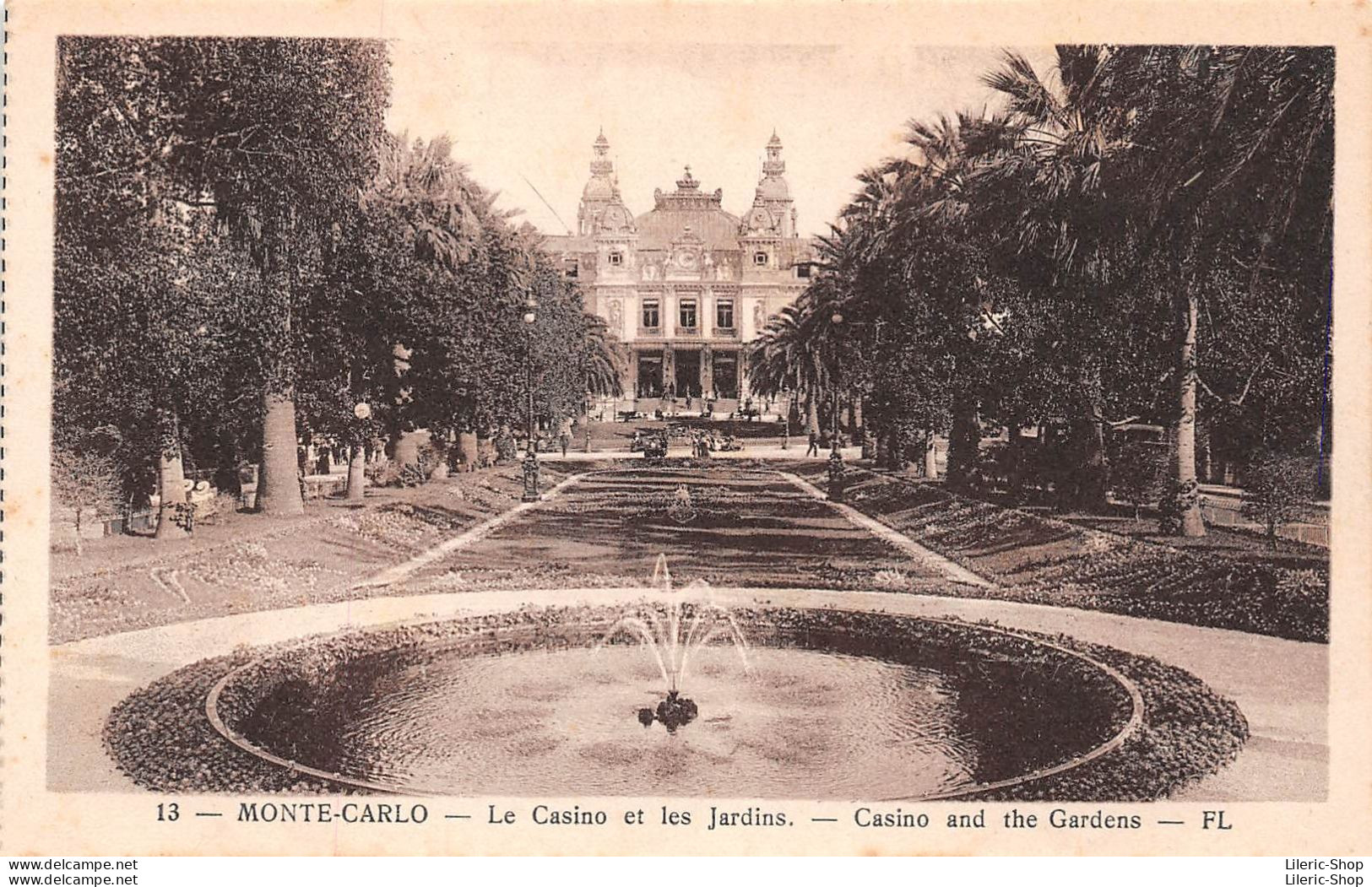 MONTE-CARLO Le Casino Et Les Jardins. Casino And The Gardens FL - Casino