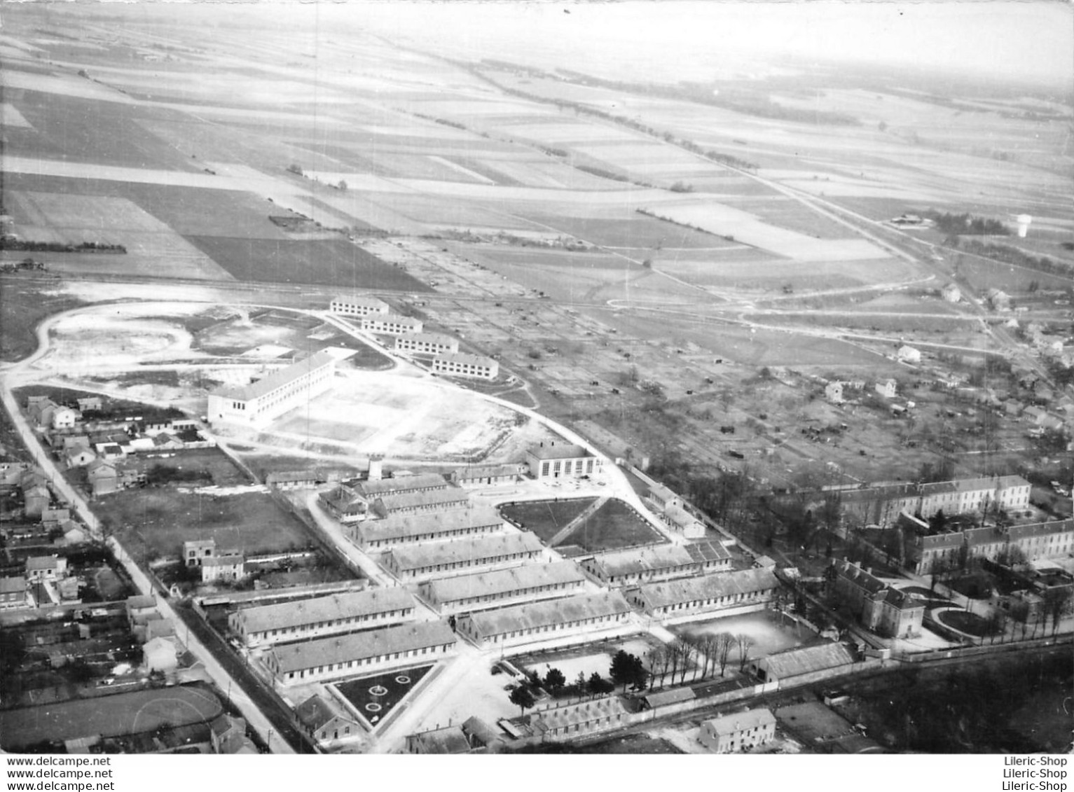 Carte Photo ±1950 Vue Aérienne Du Camp De Châlons-sur-Marne - Autres & Non Classés
