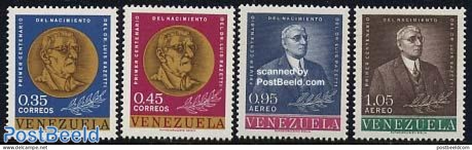 Venezuela 1963 L. Azetti 4v, Mint NH, Science - Education - Venezuela