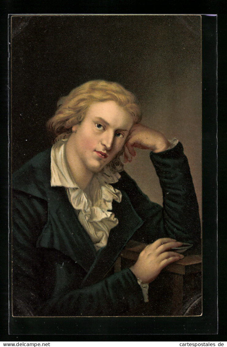 Künstler-AK Portrait Des Komponisten Friedrich Von Schiller  - Scrittori