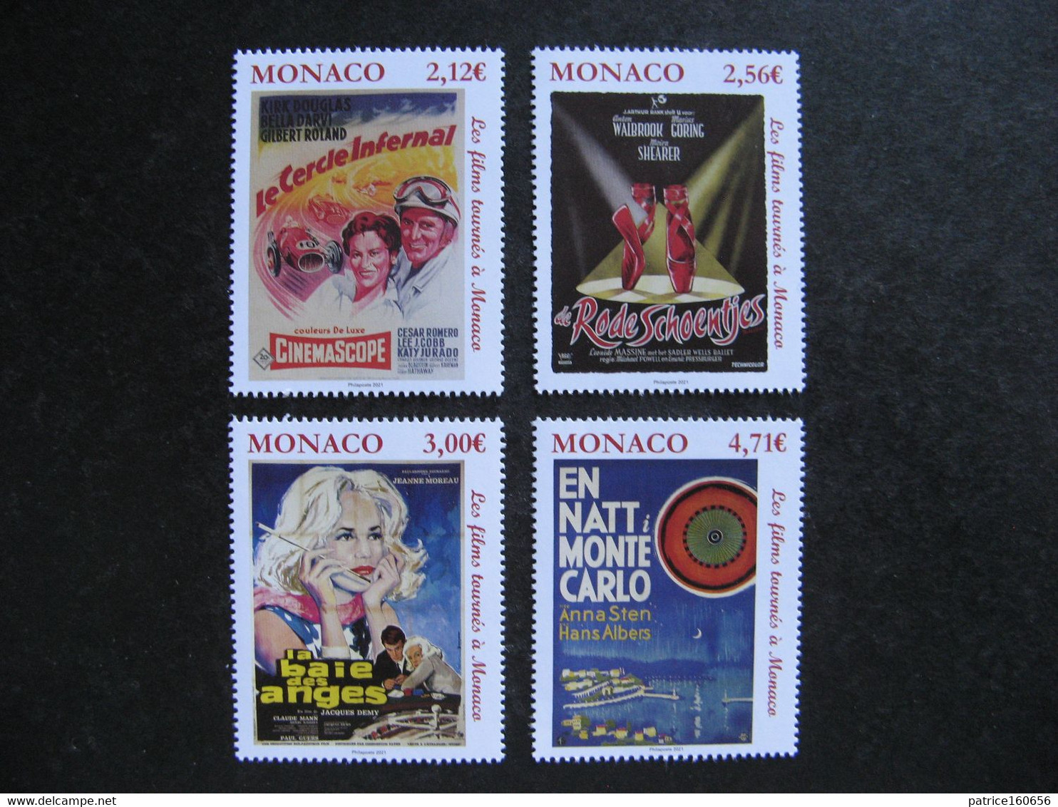 Monaco:  TB Série  N° 3299 Au N° 3302 , Neufs XX . - Unused Stamps