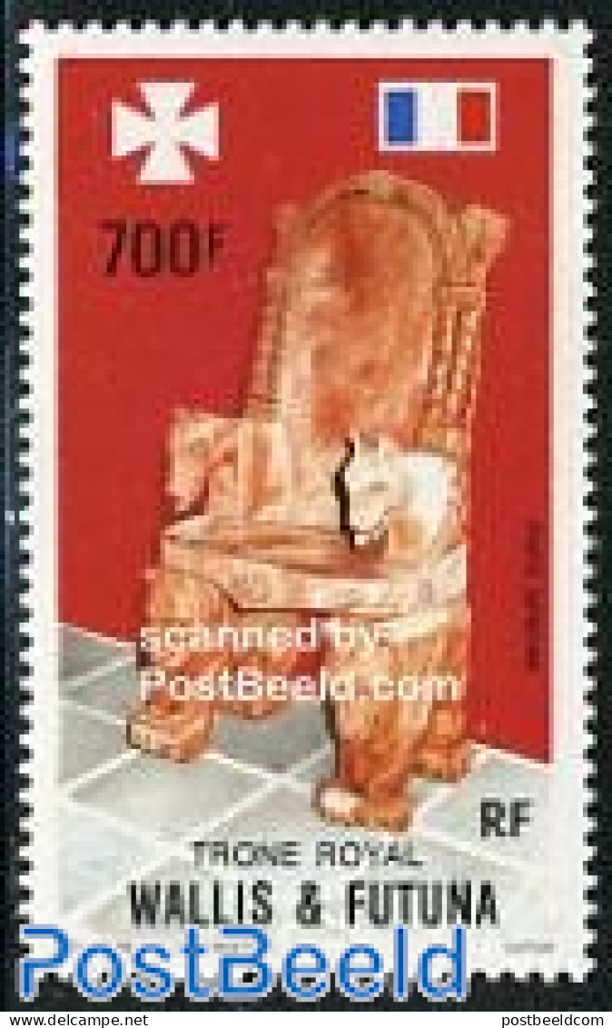 Wallis & Futuna 1989 Throne 1v, Mint NH - Andere & Zonder Classificatie