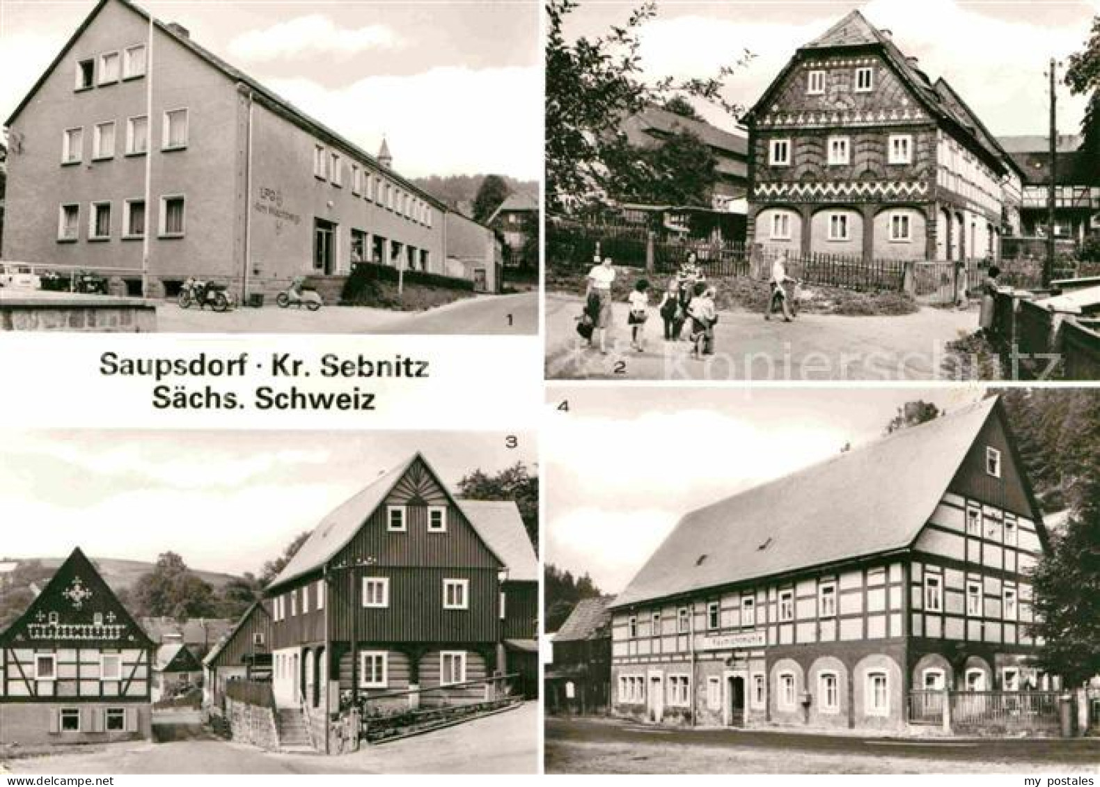 72638391 Saupsdorf Einkaufszentrum Umgebindehaus Konsum Gaststaette Raeumichtmue - Kirnitzschtal