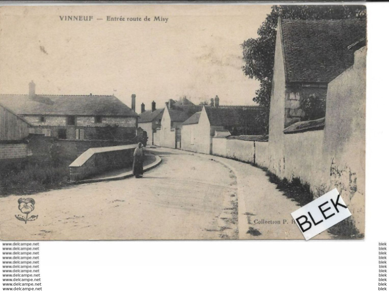 89 . Yonne . Vinneuf : Entrée Route De Misy . - Autres & Non Classés