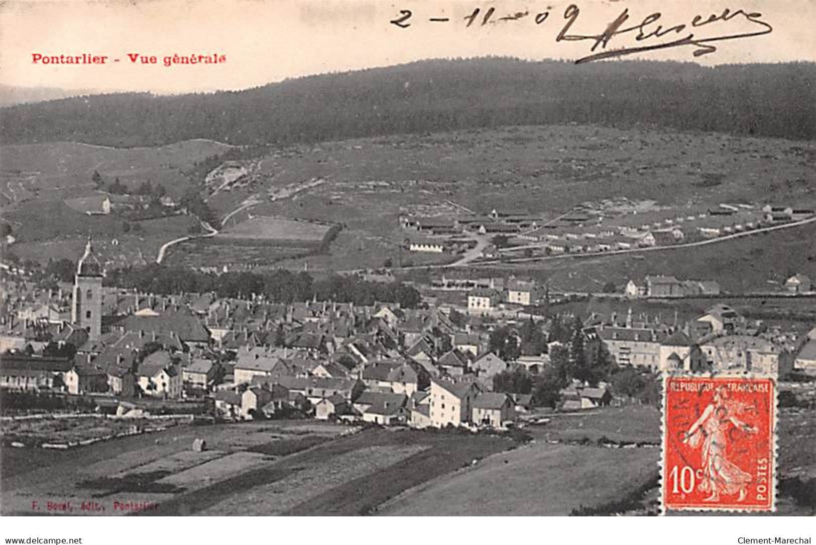 PONTARLIER - Vue Générale - Très Bon état - Pontarlier