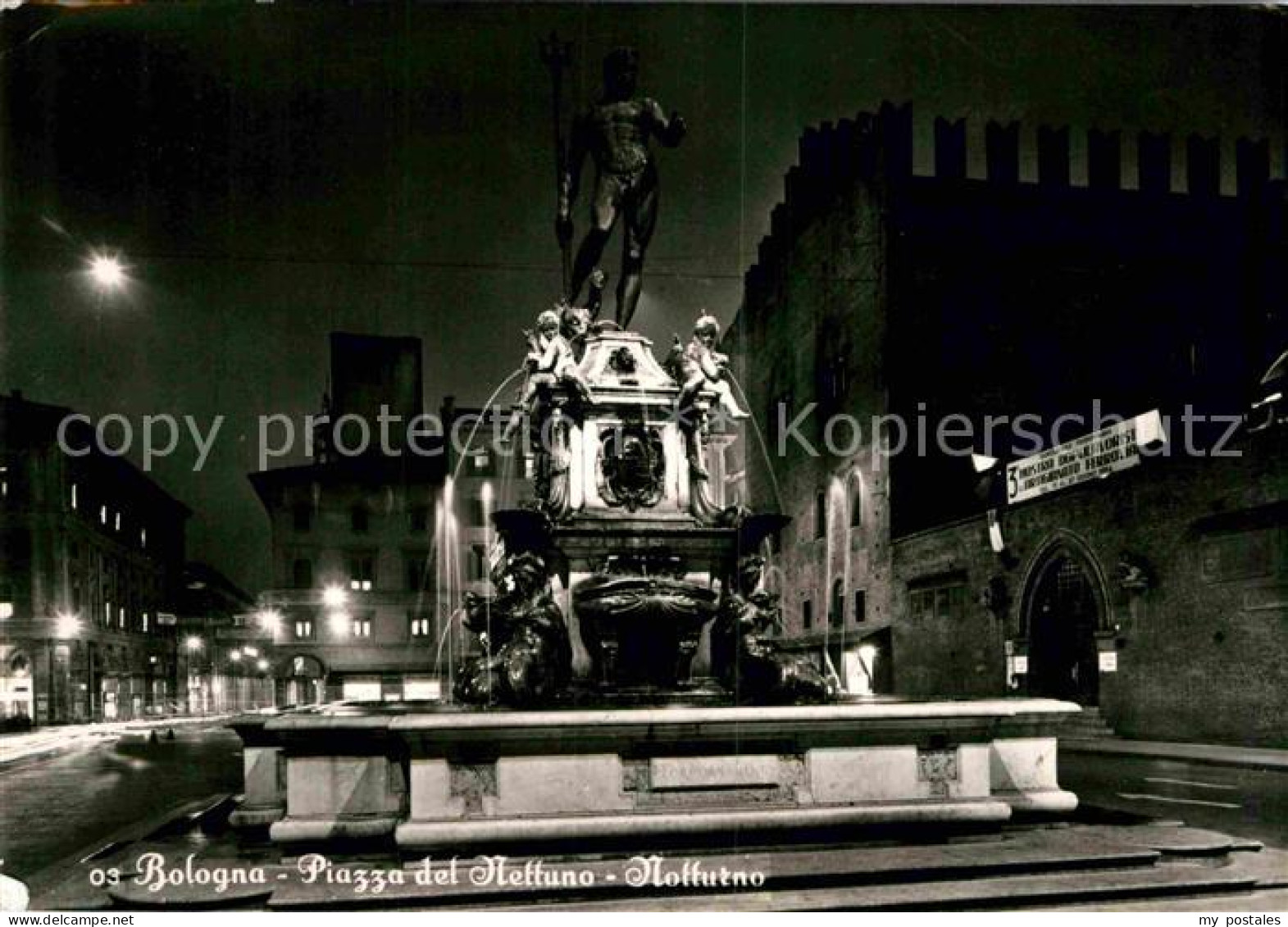 72638089 Bologna Piazza Del Nettuno Notturno Bologna - Altri & Non Classificati