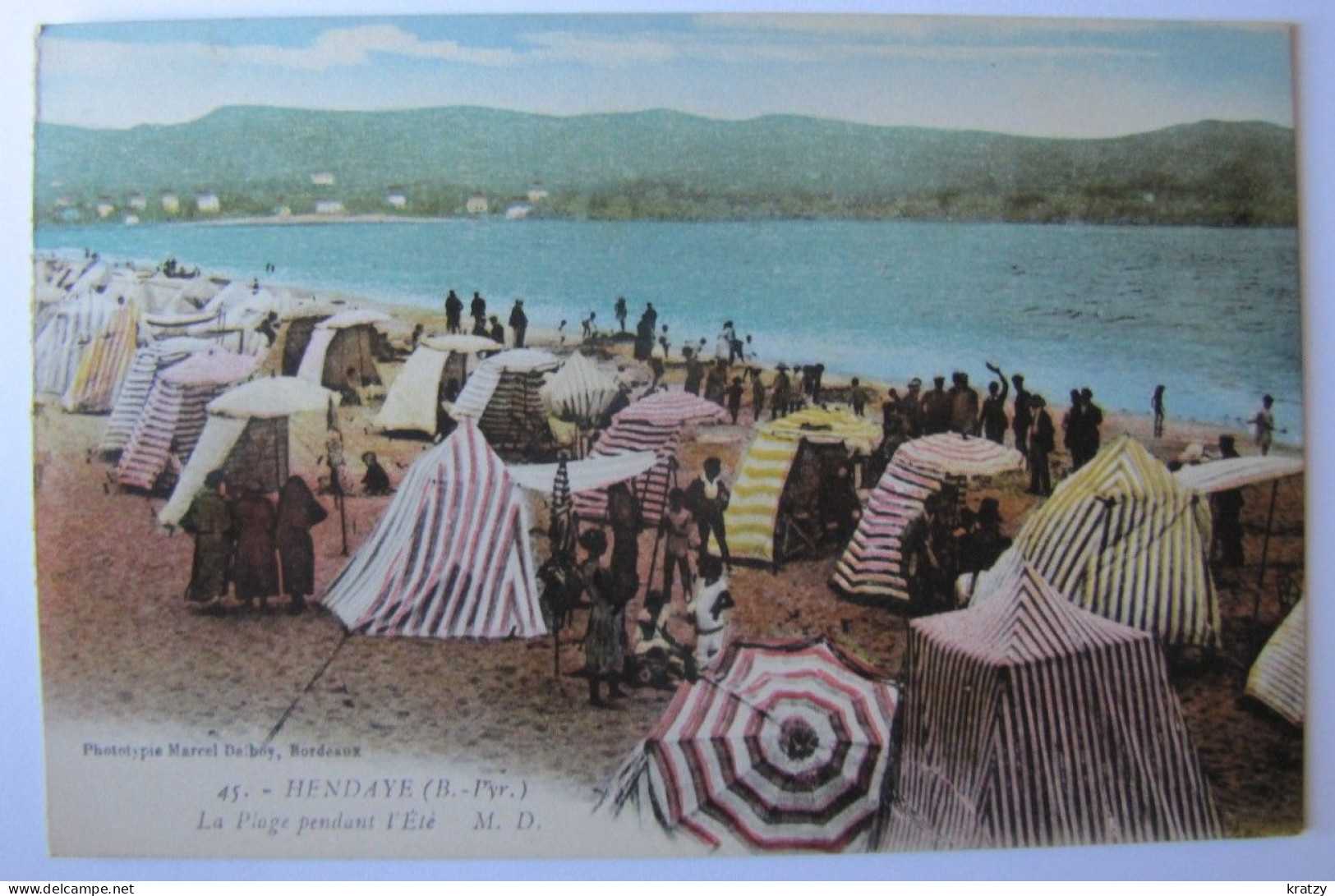 FRANCE - PYRENEES-ATLANTIQUES - HENDAYE - La Plage Pendant L'été - Hendaye