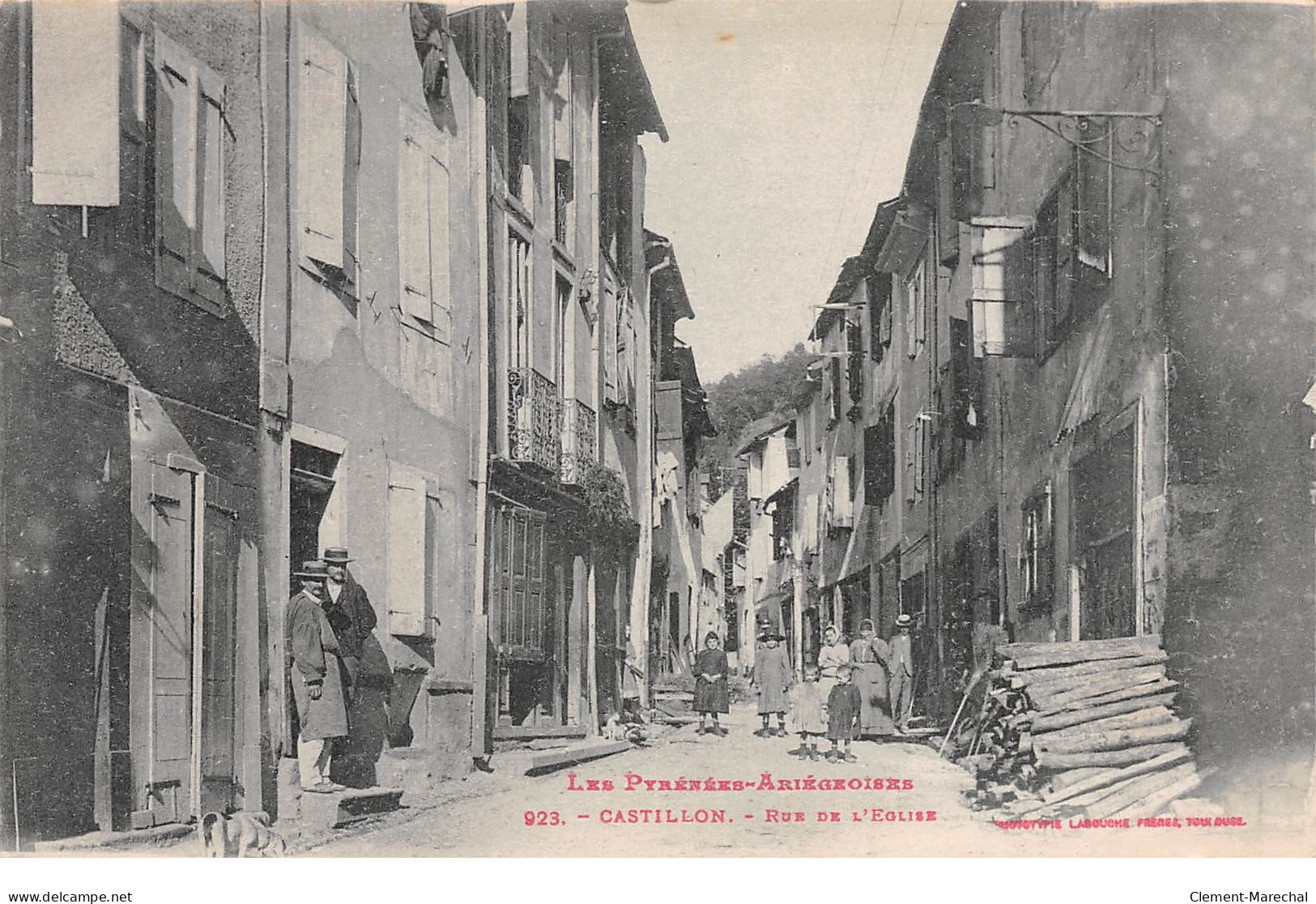 CASTILLON - Rue De L'Eglise - Très Bon état - Other & Unclassified