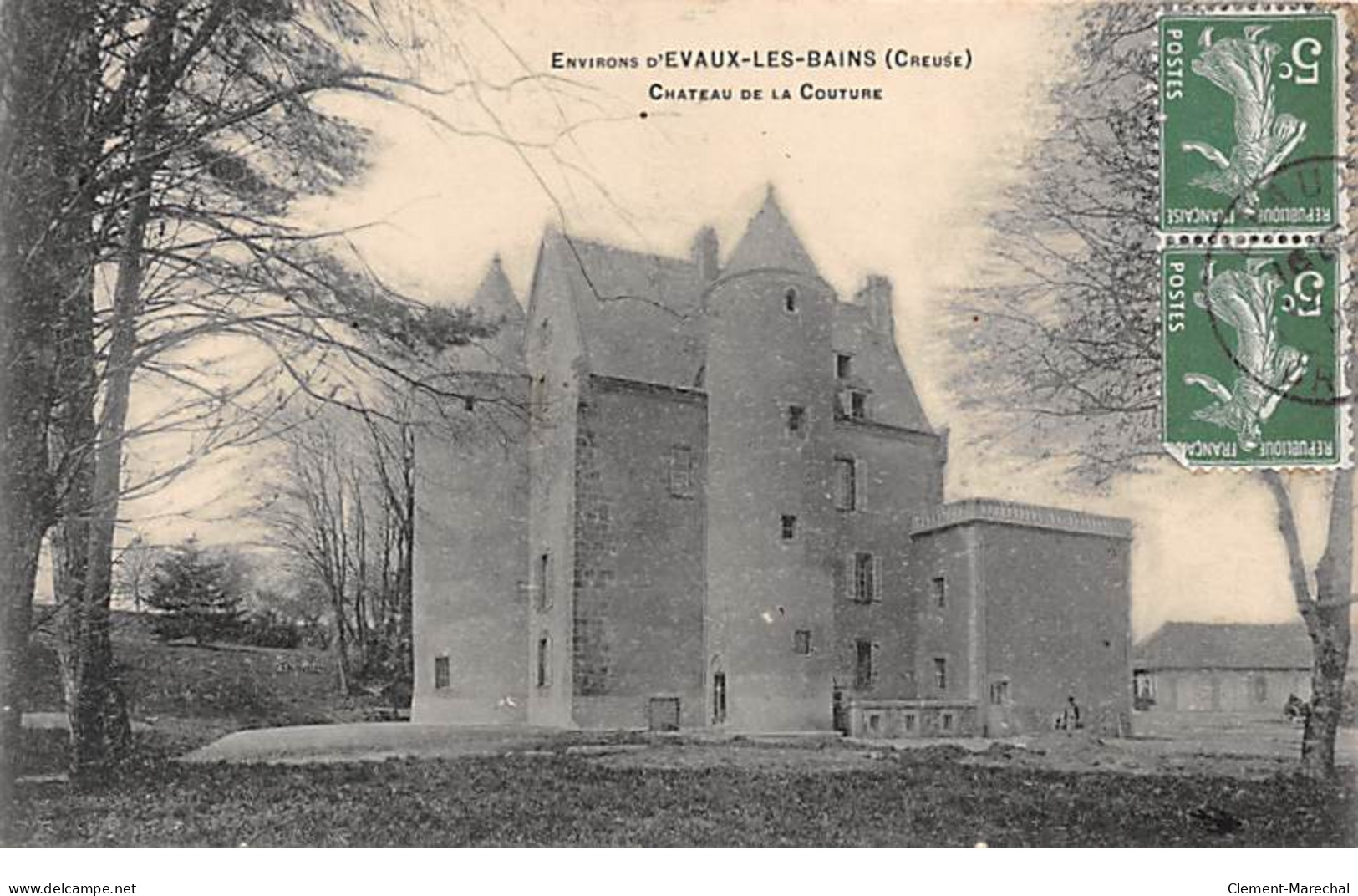 Environs D'Evaux Les Bains - Château De La Couture - Très Bon état - Sonstige & Ohne Zuordnung