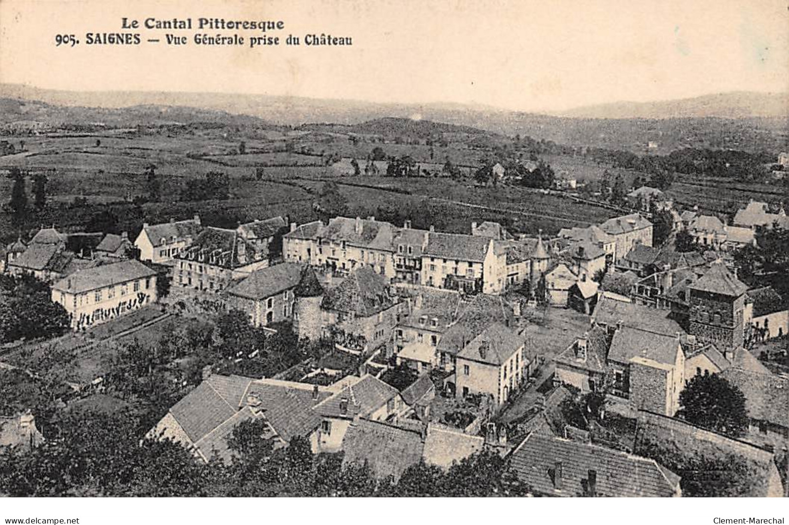 SAIGNES - Vue Générale Prise Du Château - Très Bon état - Other & Unclassified