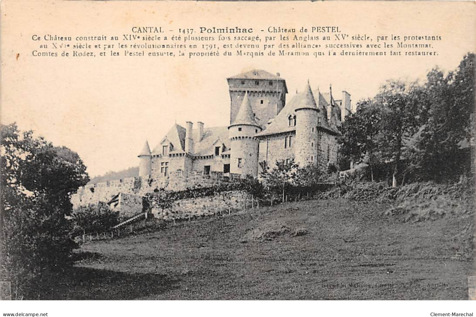 POLMINHAC - Château De PESTEL - Très Bon état - Other & Unclassified