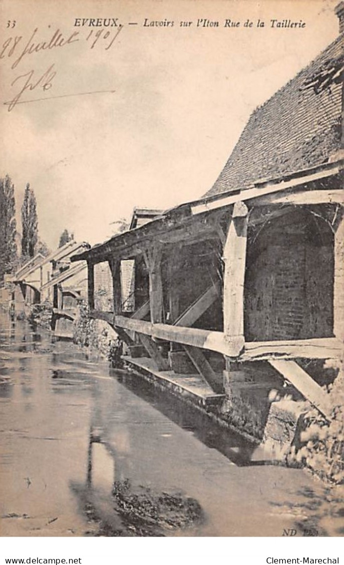 EVREUX - Lavoirs Sur L'Iton, Rue De La Taillerie - Très Bon état - Evreux