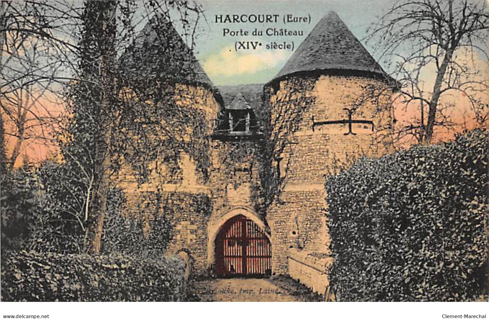 HARCOURT - Porte Du Château - Très Bon état - Harcourt