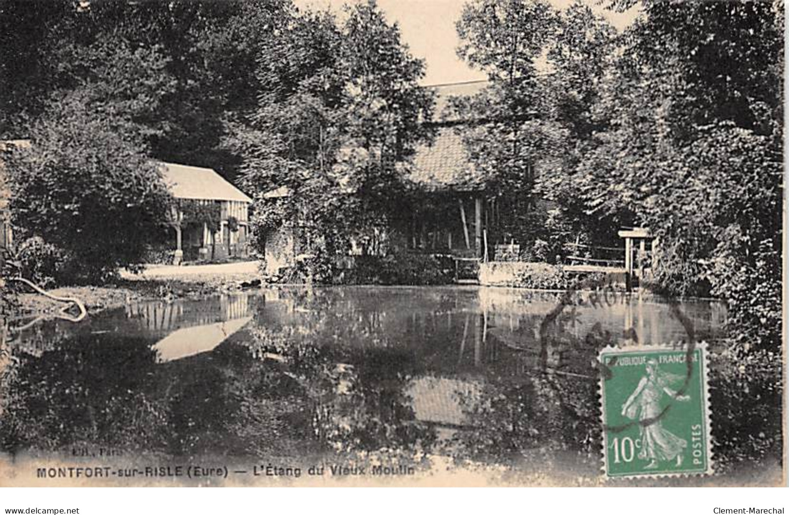 MONTFORT SUR RISLE - L'Etang Du Vieux Moulin - Très Bon état - Other & Unclassified