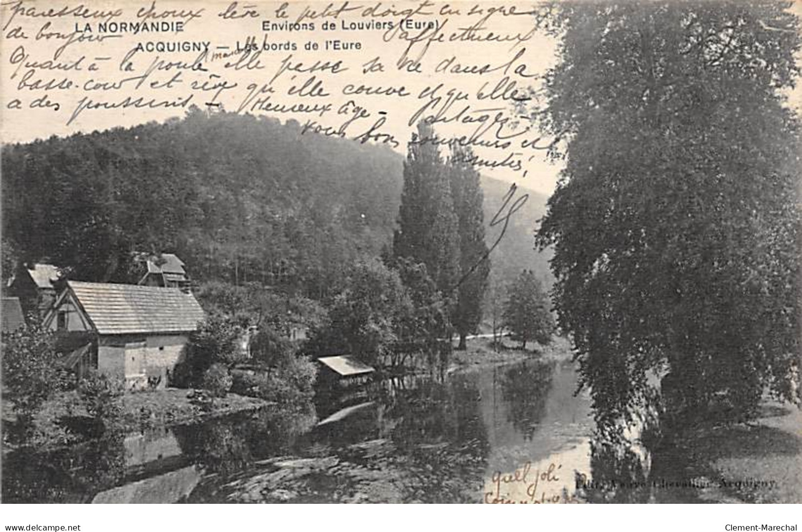 ACQUIGNY - Les Bords De L'Eure - Très Bon état - Acquigny