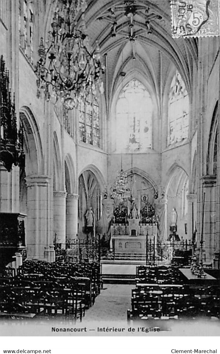 NONANCOURT - Intérieur De L'Eglise - Très Bon état - Other & Unclassified