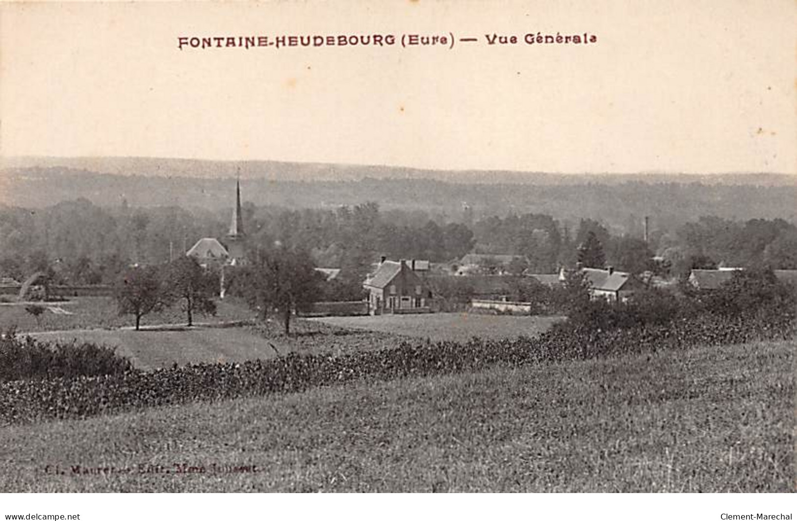 FONTAINE HEUDEBOURG - Vue Générale - Très Bon état - Other & Unclassified