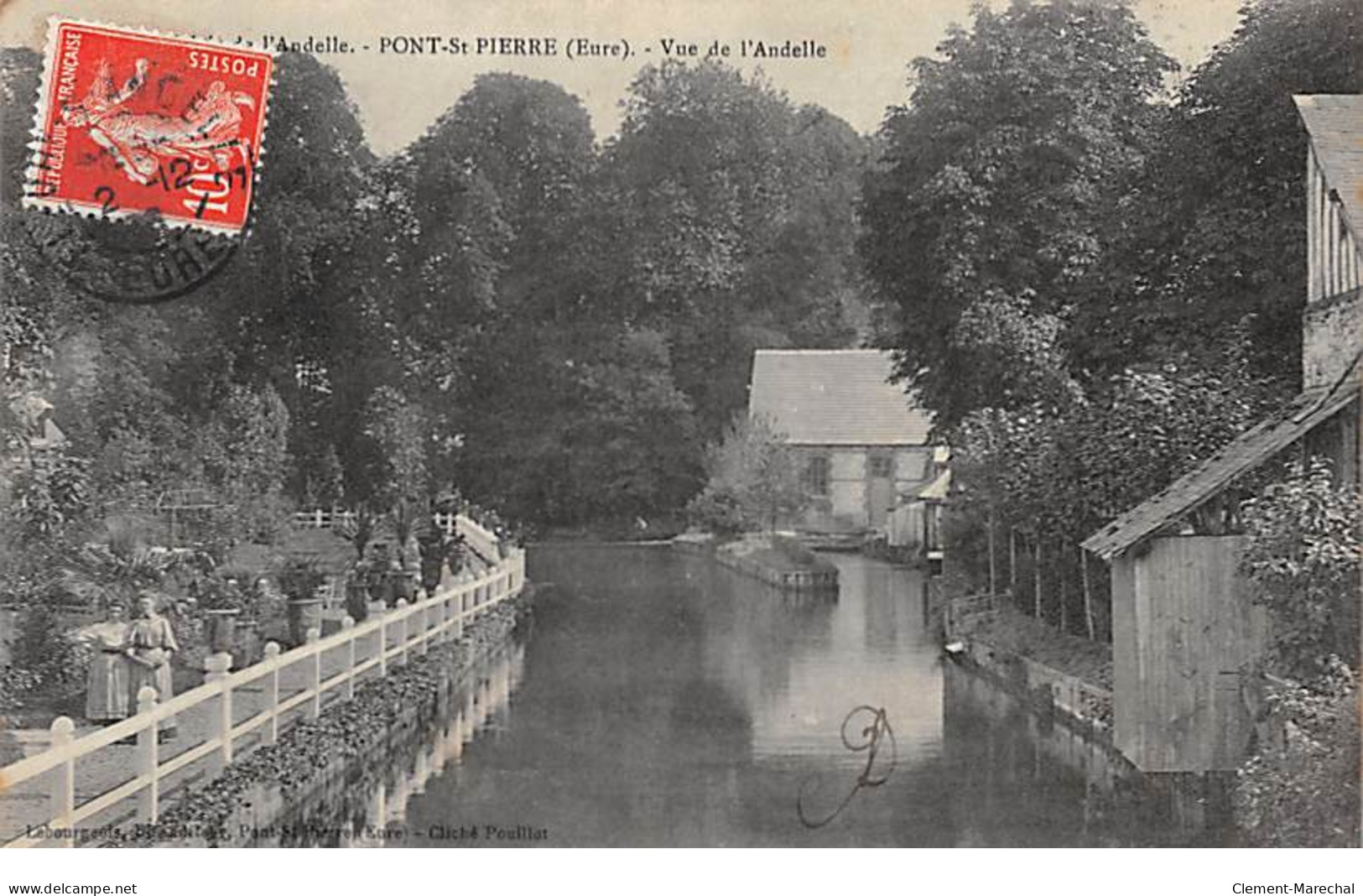 PONT SAINT PIERRE - Vue De L'Andelle - Très Bon état - Autres & Non Classés