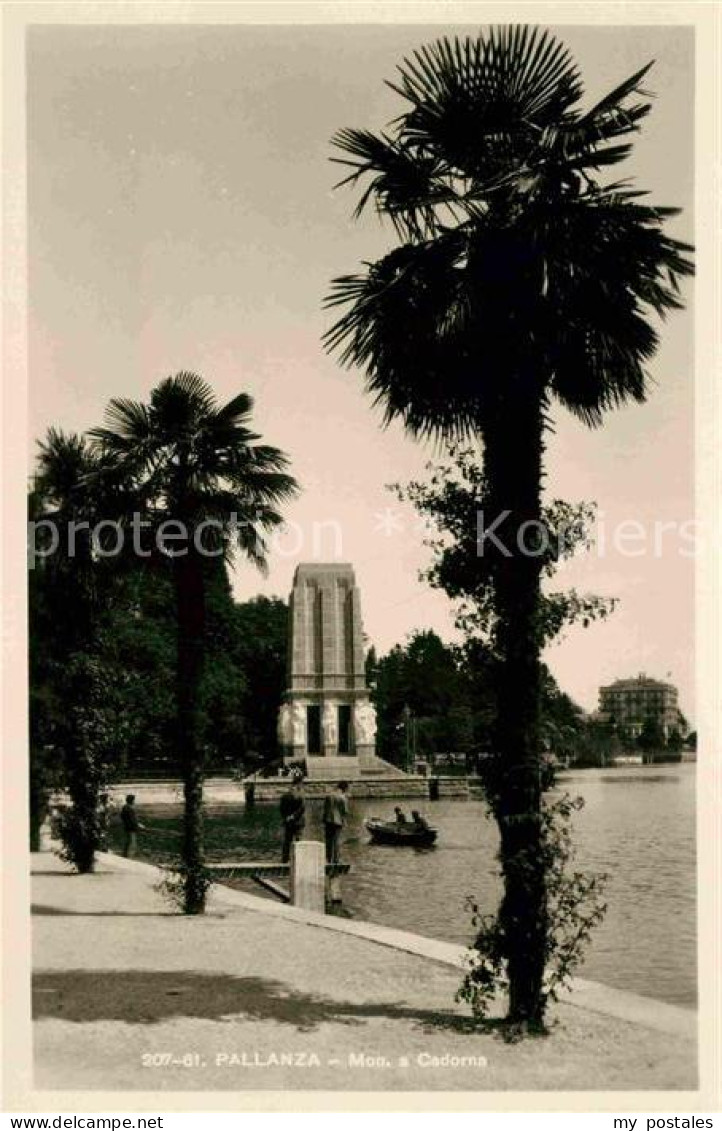 72637147 Pallanza Monumento A Cadorna Pallanza Verbano Lago Maggiore - Altri & Non Classificati