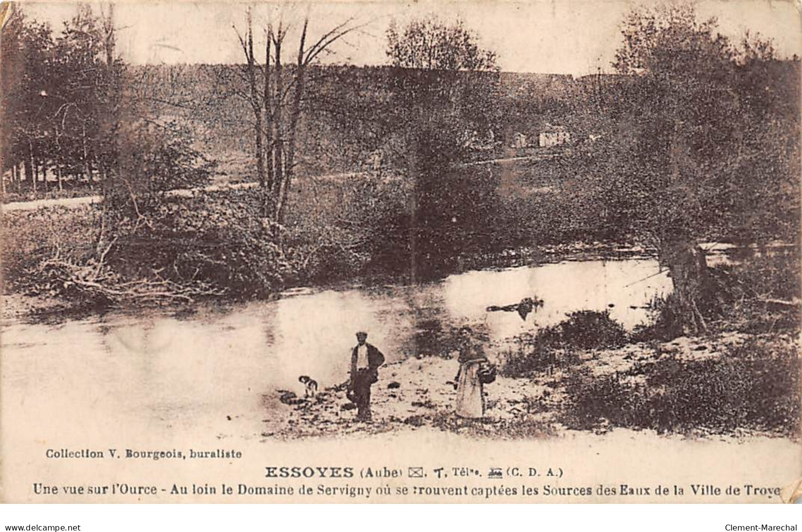 ESSOYES - Une Vue Sur L'Ource - Très Bon état - Essoyes