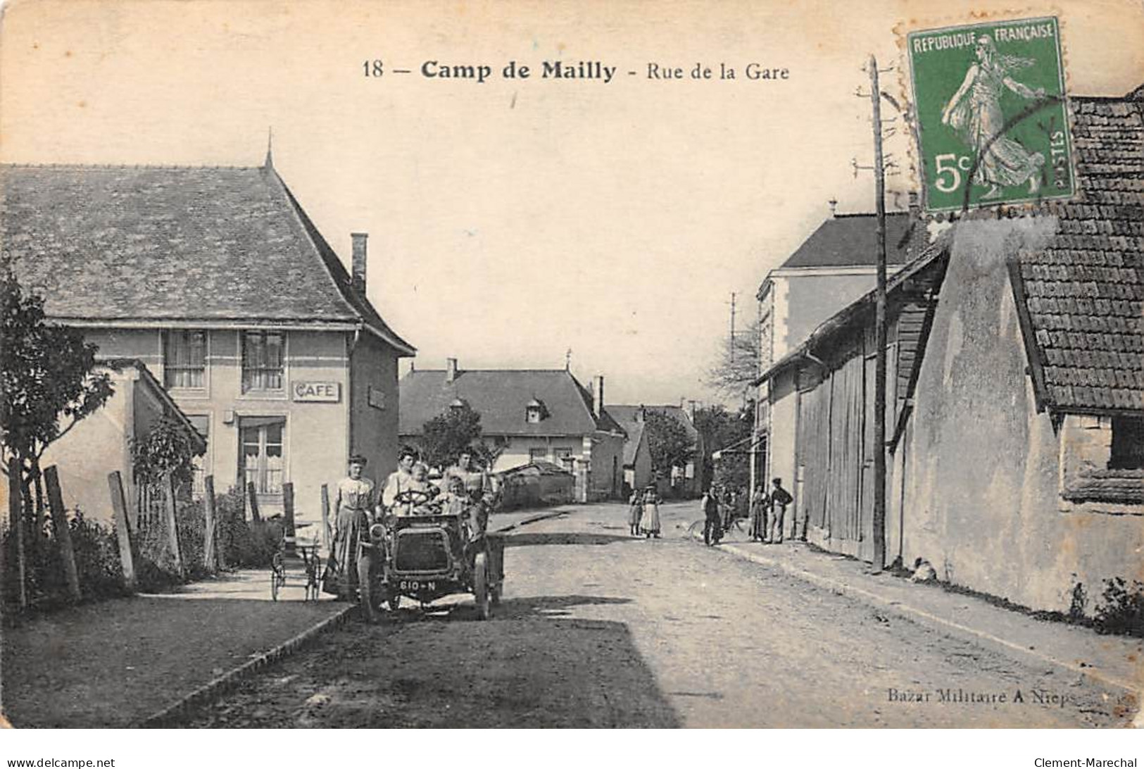 CAMP DE MAILLY - Rue De La Gare - Très Bon état - Mailly-le-Camp