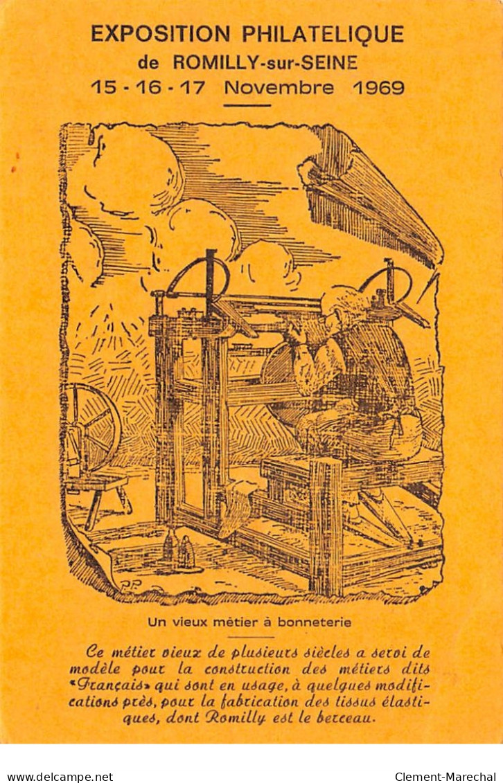 Exposition Philatélique De ROMILLY SUR SEINE 1969 - Club " Le Flambeau " - Très Bon état - Romilly-sur-Seine