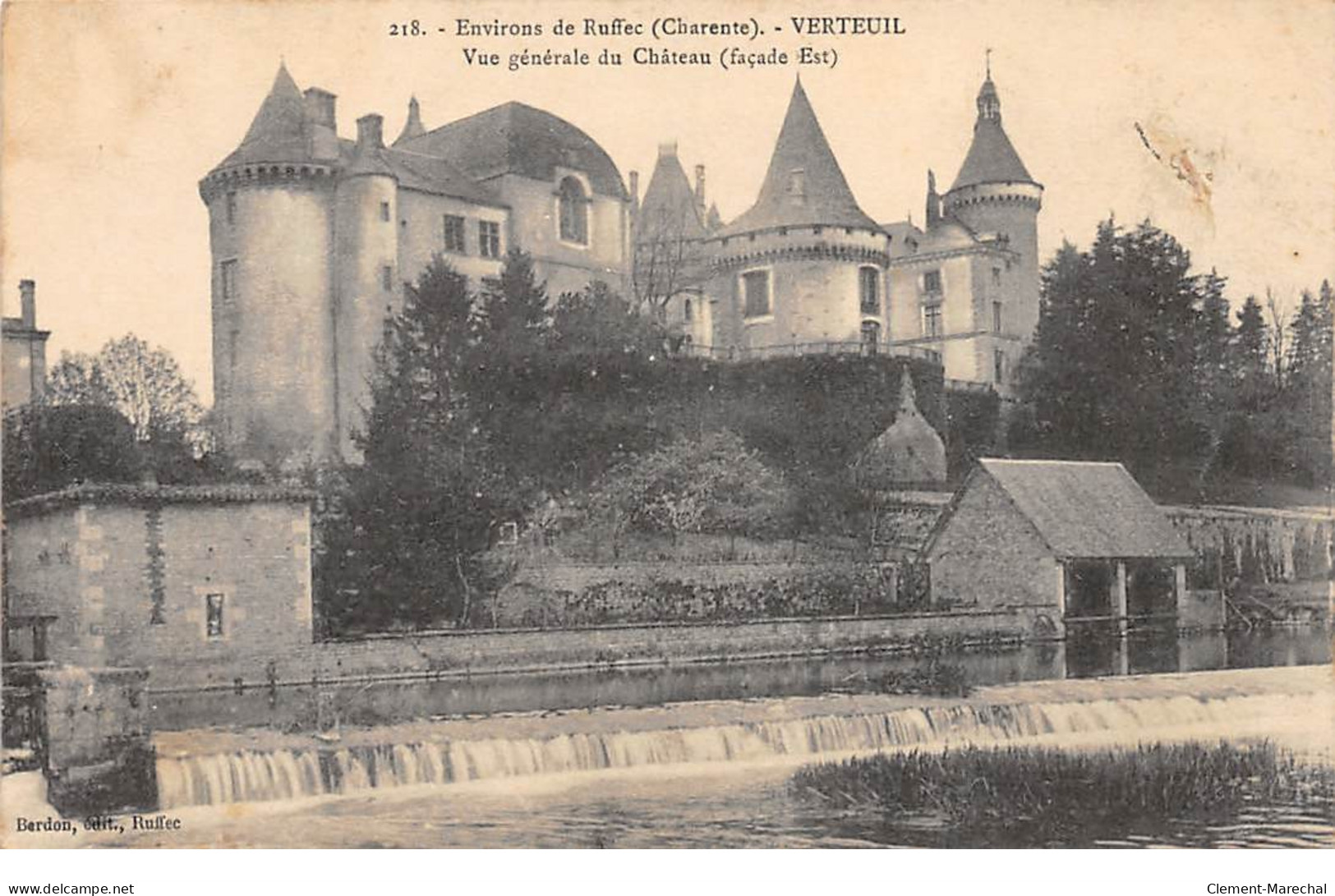 VERTEUIL - Vue Générale Du Château - Très Bon état - Autres & Non Classés