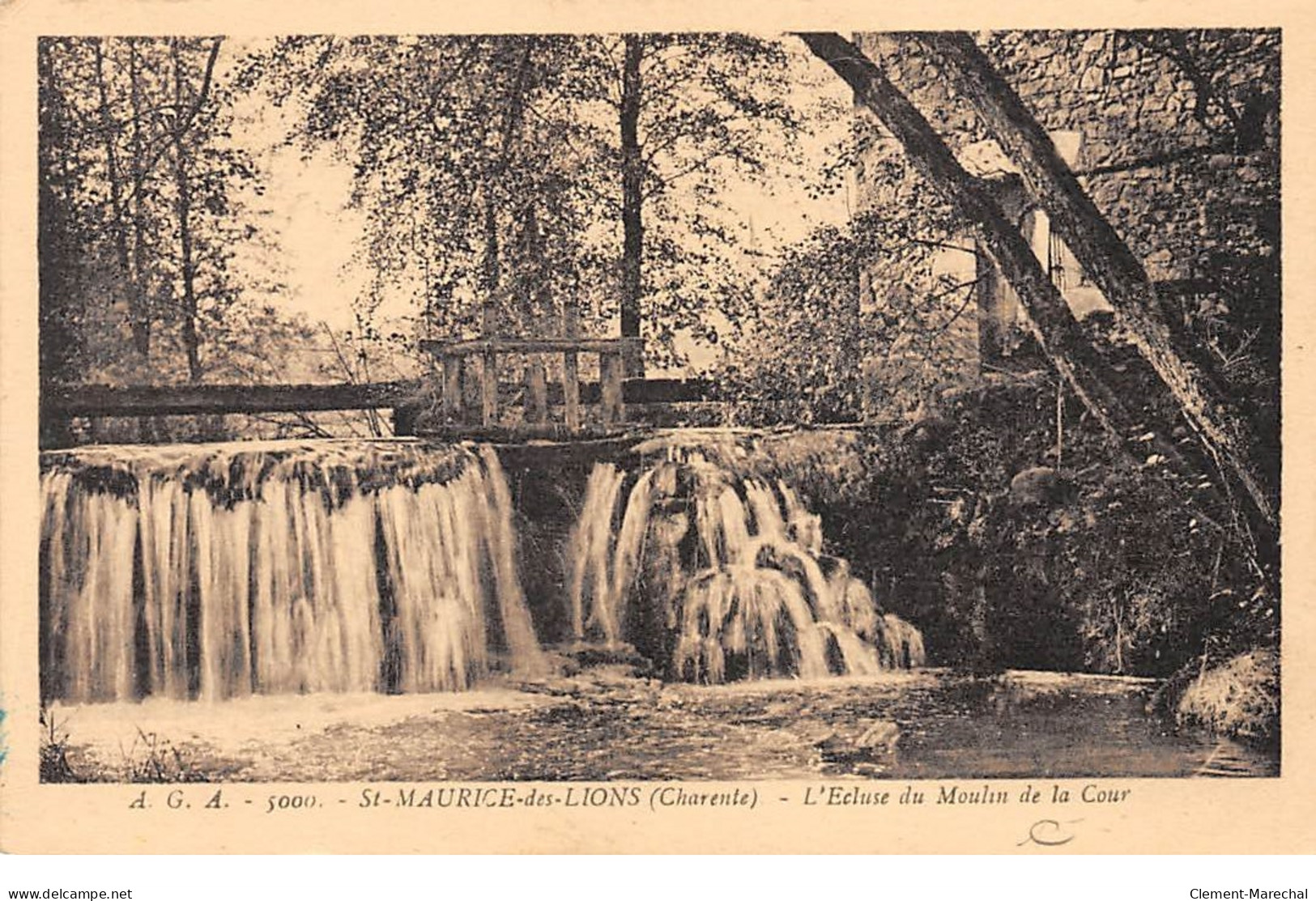 SAINT MAURICE DES LIONS - L'Ecluse Du Moulin De La Cour - Très Bon état - Other & Unclassified