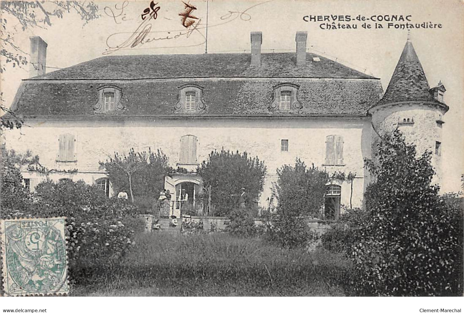 CHERVES DE COGNAC - Château De La Fontaudière - Très Bon état - Autres & Non Classés