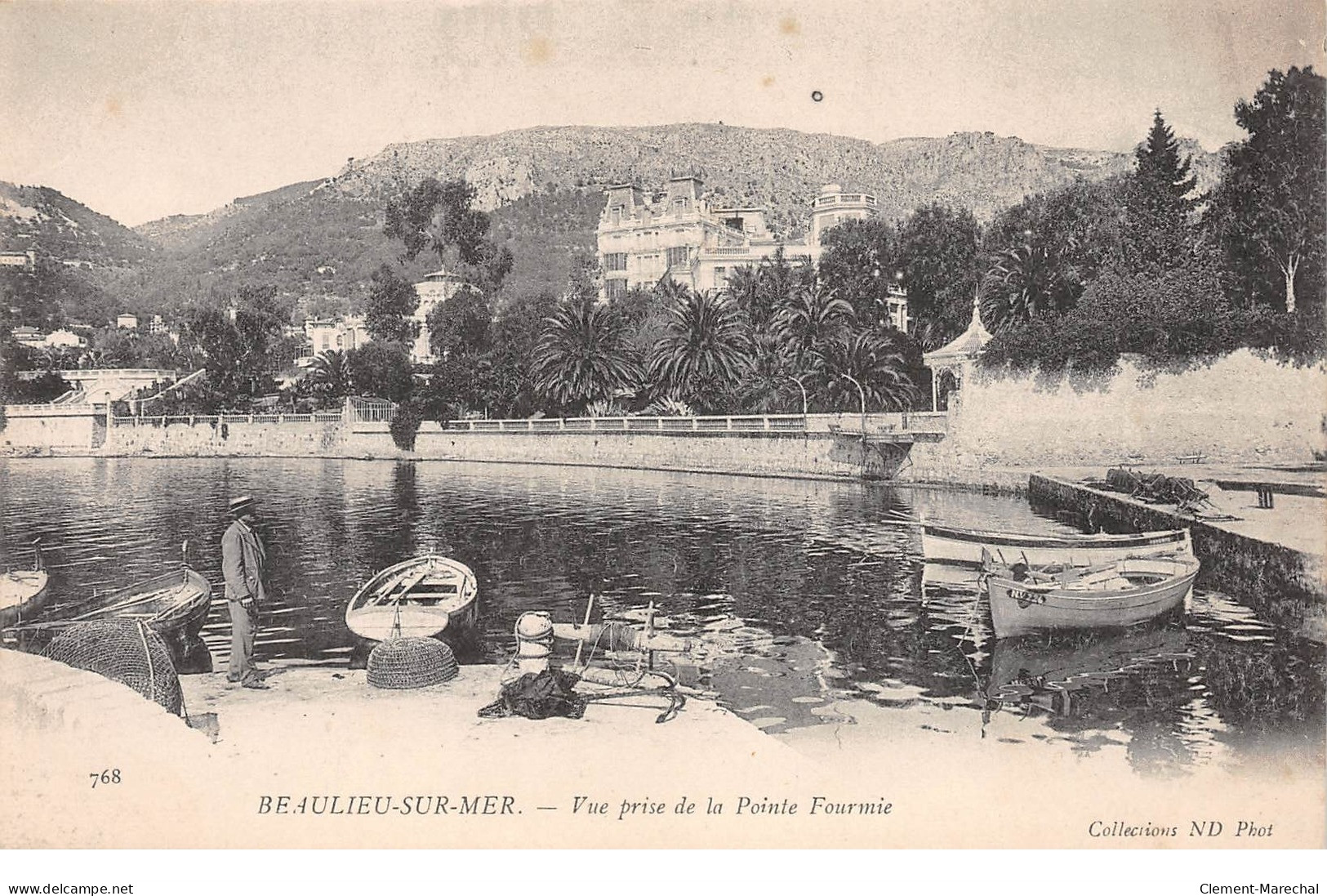 BEAULIEU SUR MER - Vue Prise De La Pointe Fourmie - Très Bon état - Beaulieu-sur-Mer