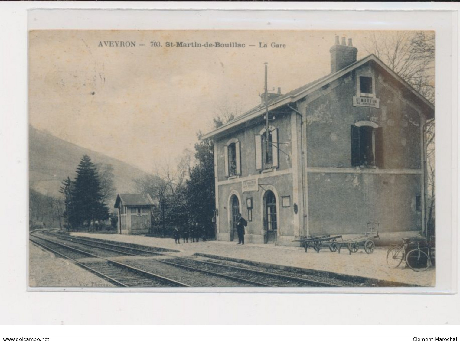 SAINT-MARTIN DE BOUILLAC - La Gare - état - Sonstige & Ohne Zuordnung