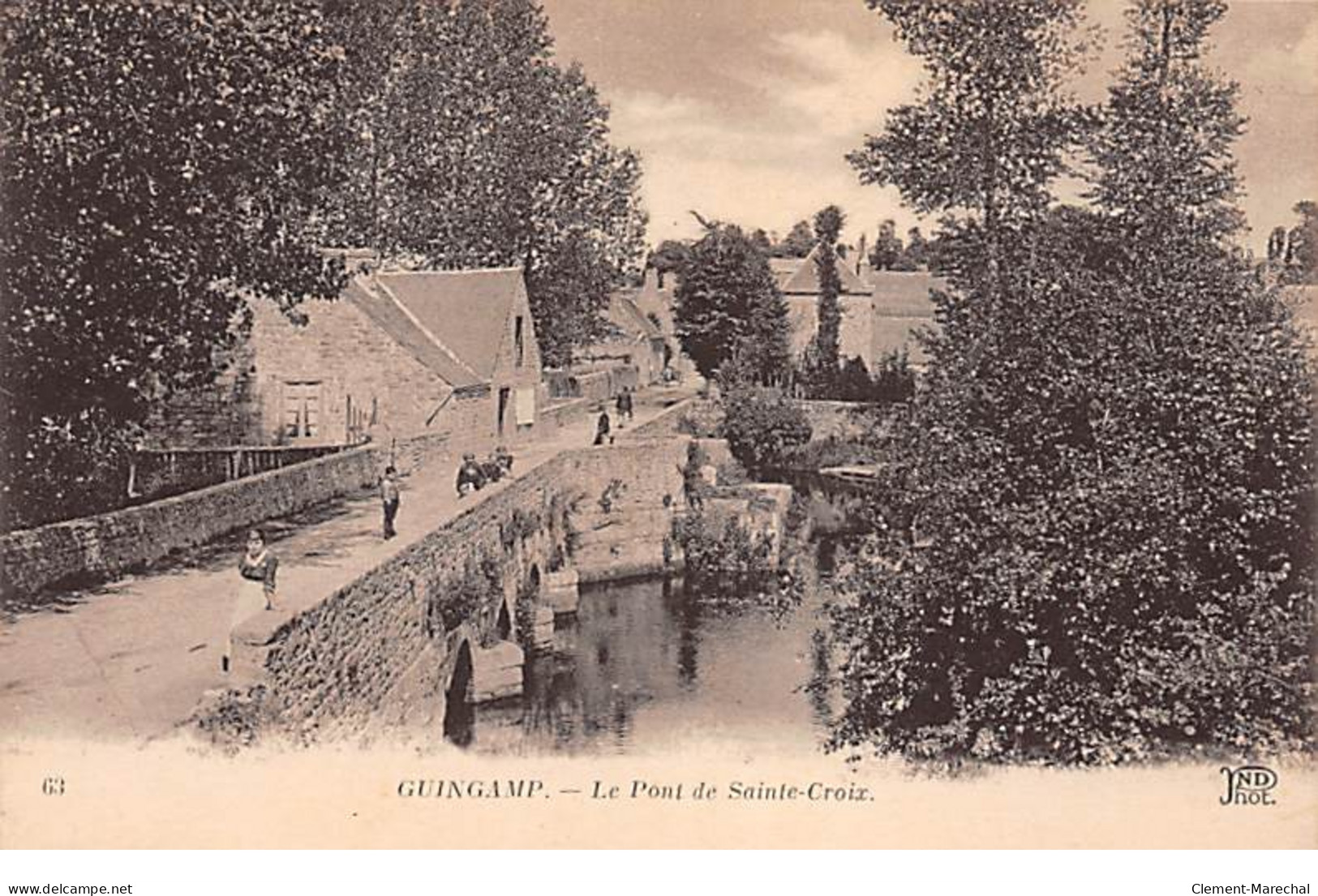 GUINGAMP - Le Pont De Sainte Croix - Très Bon état - Guingamp