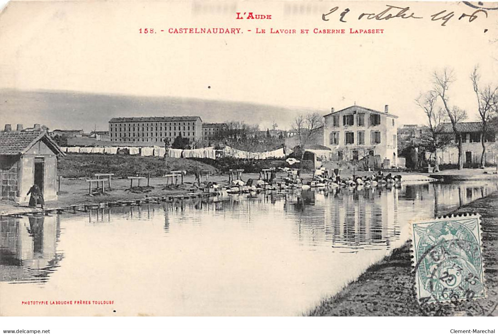 CASTELNAUDARY - Le Lavoir Et Caserne Lapasset - Très Bon état - Castelnaudary