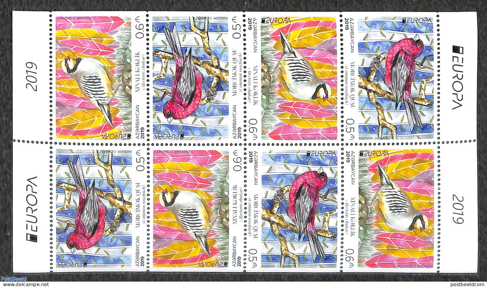Azerbaijan 2019 Europa, Birds Booklet, Mint NH, History - Nature - Europa (cept) - Birds - Other & Unclassified