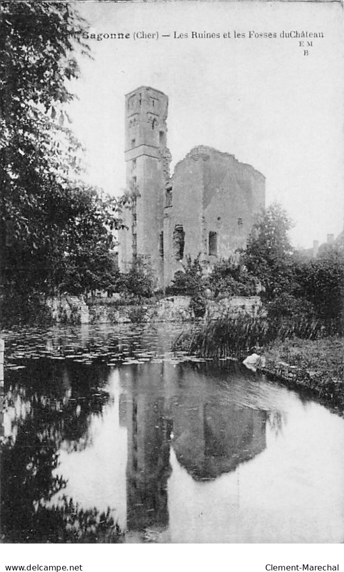 GAGONNE - Les Ruineset Les Fossés Du Château - Très Bon état - Autres & Non Classés