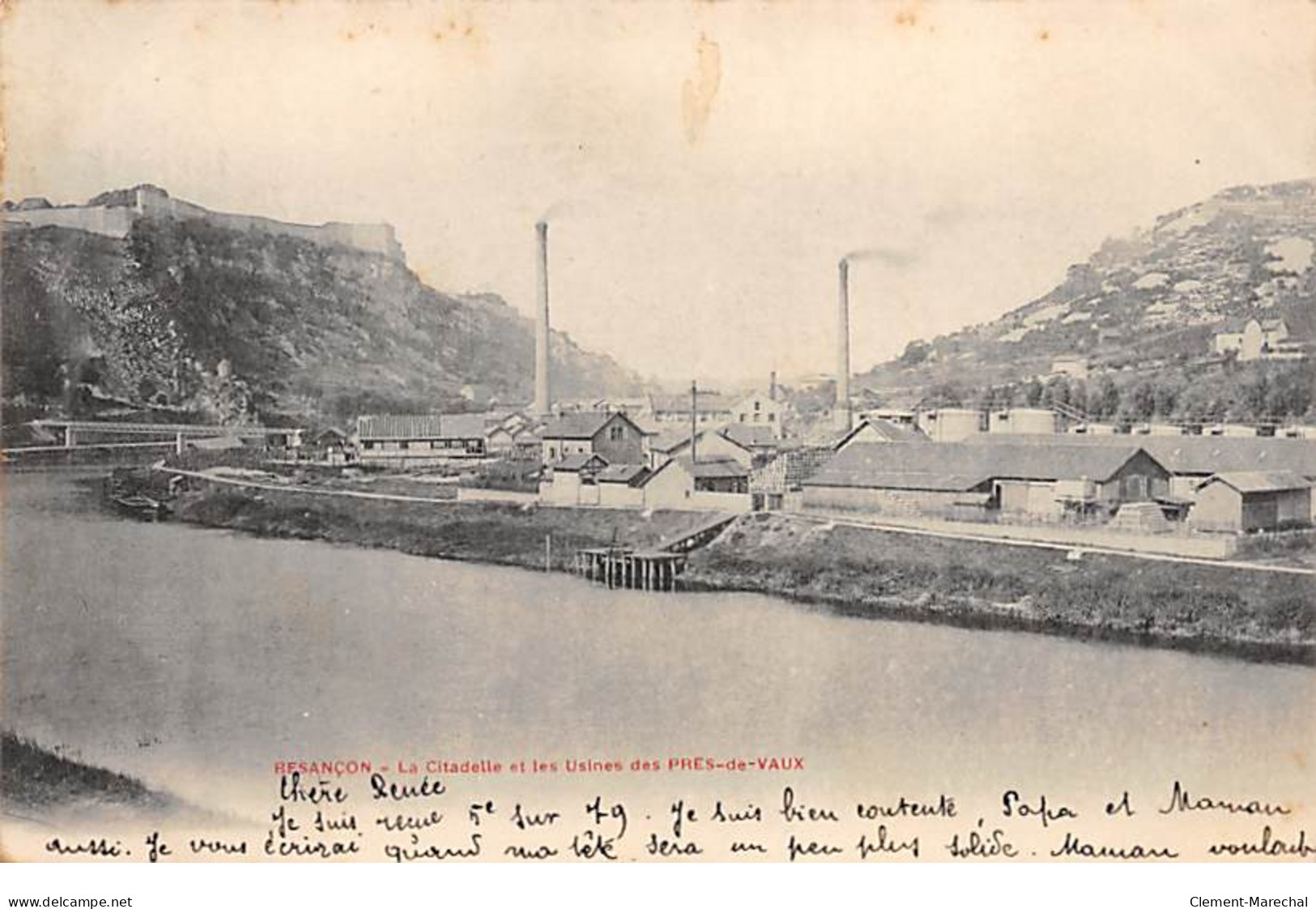 BESANCON - La Citadelle Et Les Usines Des PRES DE VAUX - Très Bon état - Besancon