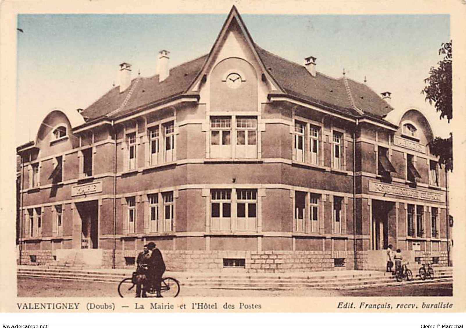 VALENTIGNEY - La Mairie Et L'Hôtel Des Postes - Très Bon état - Valentigney